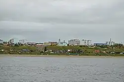 View of Pokrovsk from the Lena River