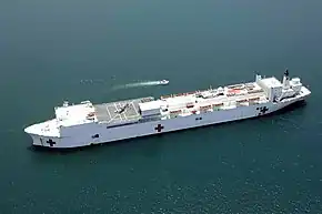 USNS Comfort (T-AH-20), a Mercy-class hospital ship