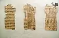 Fragments of the Book of the Dead preserved in the museum.