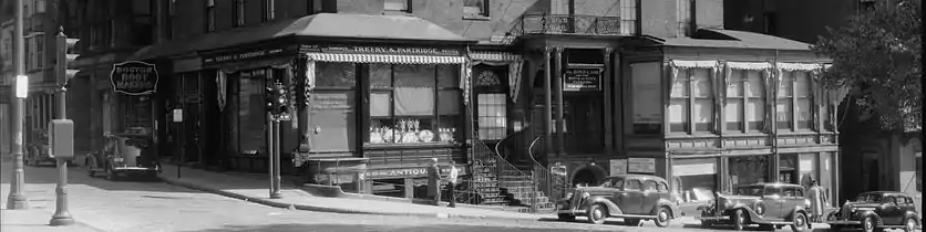 Amory Ticknor house, 1935, at corner of Beacon St. and Park St.
