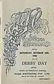 Front cover 1943 AJC Epsom Handicap racebook
