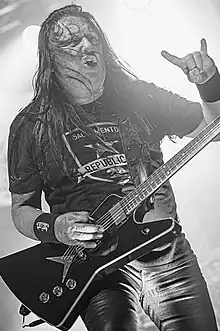 Peterson performing in 2017