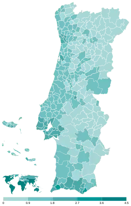 Share of the People-Animals-Nature (PAN) by municipality
