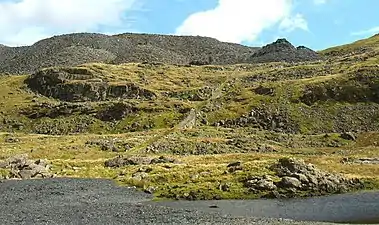 The upper incline at Graig Ddu