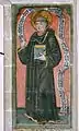 Saint Adalric, fresco in the church