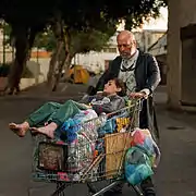 Untitled (Abraham and Isaac), from series "Biblical Stories", 100 x 100 / 140 x 140 cm., 2004.