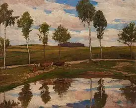 At Home in Kameničky (1904)