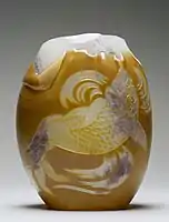 Carp vase; by Eugène Rousseau [fr]; 1878–1884