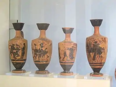 Black figure vases