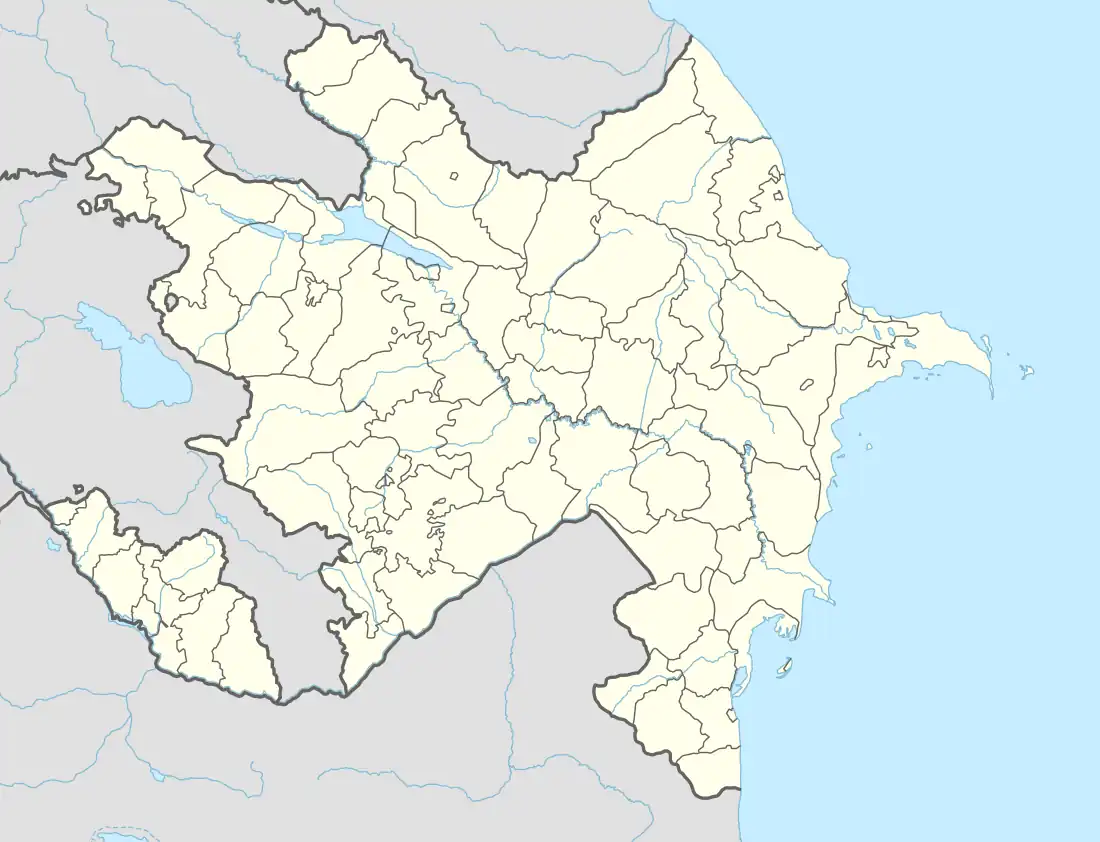 Barda is located in Azerbaijan