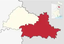 Location of Balurghat subdivision