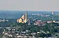 The basilica viewed from atop the Washington Monument