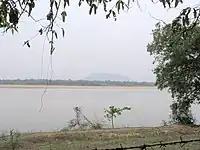 Biharinath, across the Damodar River, as seen from the park