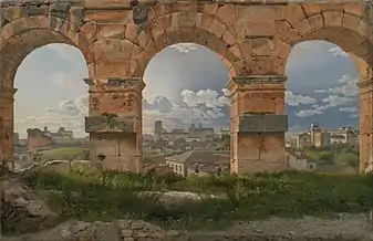 A View through Three of the North-Western Arches of the Third Storey of the Coliseum (c. 1816)