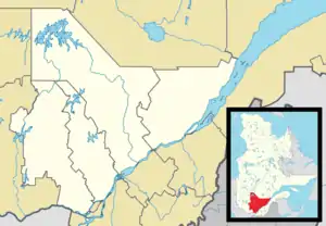 Champlain is located in Central Quebec