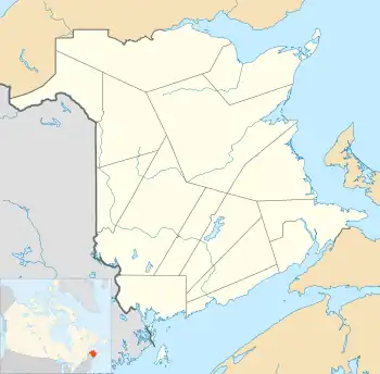 Belledune is located in New Brunswick