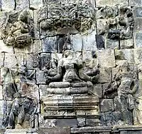 Cunda on Side Wall of Candi Mendut, Central Java