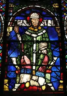 Thomas Becket figure from Canterbury Cathedral (13th century)
