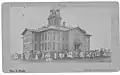 Central School and students in 1884