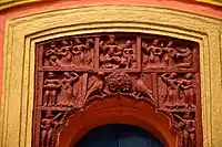 Terracota panels in the Shiva Temple at Hattala, Bankati