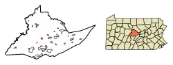 Location in Centre County, Pennsylvania