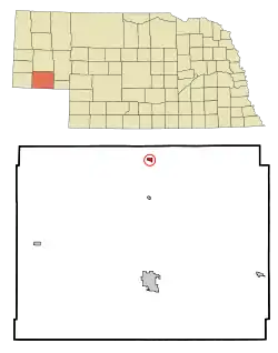 Location of Dalton, Nebraska