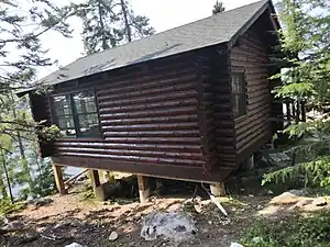 Judge's cabin exterior