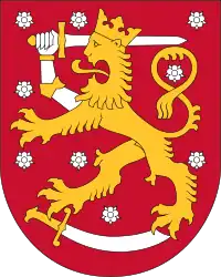 The coat of arms of Finland