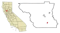 Location in Colusa County and the U.S. state of California