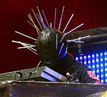 Jones performing with Slipknot in 2009