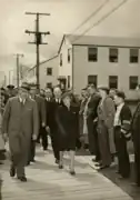 Mary Pickford visits Ajax in 1943
