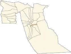 Location of Bayadha District in El Oued Province