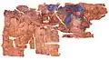 Fragment of a Manichaean textile display "MIK III 6278"