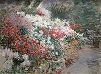 Dennis Miller Bunker (1861–1890), In the Greenhouse, 1888