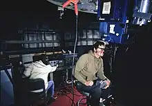 Photo of Gillet using the 2.1m telescope at Kitt Peak National Observatory