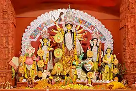 Jhijhiya is performed from the first day of Navaratri to Bijaya Dashami