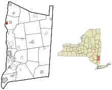 Location of Rhinecliff, New York