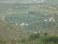 El Hed - a view of the village from Baino, 2012