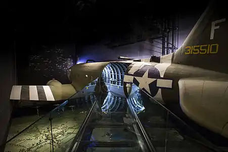 Entryway to a Douglas C-47 Skytrain