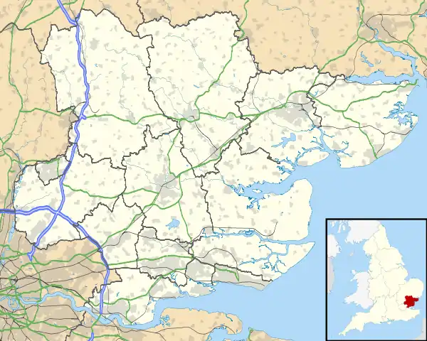 Thundersley is located in Essex
