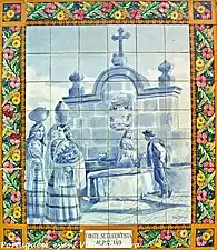 "18th century Fountain" at the Vale do Peso Train Station