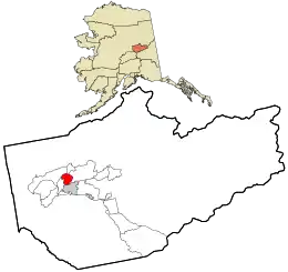 Location within Fairbanks North Star Borough and the U.S. state of Alaska