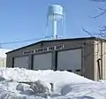 Fire station and water tower