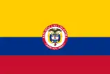 War flag of Colombia