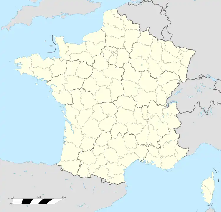 Nuclear power in France is located in France