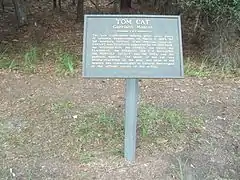 Fort McAllister Tom Cat marker