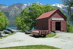 Boatshed near wharf