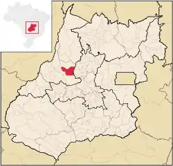 Location in Goiás state