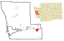 Location of Malone in Washington