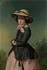 Portrait of Princess Charlotte of Belgium (1840-1927), 1848